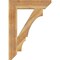 Ekena Millwork Balboa Slat Rough Sawn Bracket, Western Red Cedar, 6"W x 30"D x 42"H BKT06X30X42BOA06RWR - alternate 3